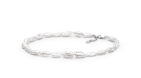 Trend-Perlenkette weiß barock Gaura Pearls, Estland